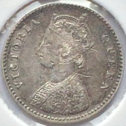 Индия 2 анны 1862 год