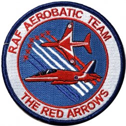 Шеврон Raf aerobatic team the Red Arrows (Красные стрелы). ВВС Великобритании (тип 1)