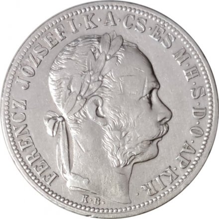 Венгрия 1 форинт 1882 год