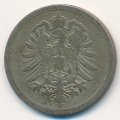 Германия 10 пфеннигов 1889 год (J)