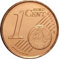 Кипр 1 евроцент 2018 год - Муфлоны UNC