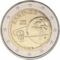 Бельгия 2 евро 2018 год - 50 лет Запуску спутника ESRO-2B