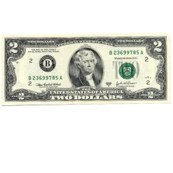 США 2 доллара 2003 год - B - UNC  