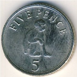 Гибралтар 5 пенсов 2006 год