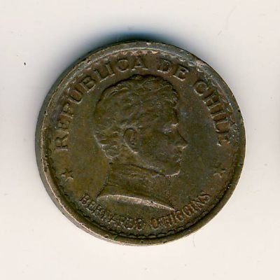 Чили 20 сентаво 1942 год