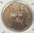 Франция 100 франков 1990 год - Карл I Великий
