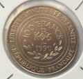Франция 100 франков 1990 год - Карл I Великий