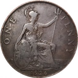 Великобритания 1 пенни 1926 год