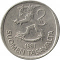 Финляндия 1 марка 1981 год