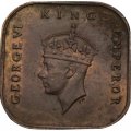 Малайя 1 цент 1945 год - Король Георг VI