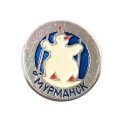 Значок Мурманск. Снеговик