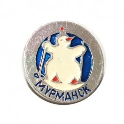 Значок Мурманск. Снеговик