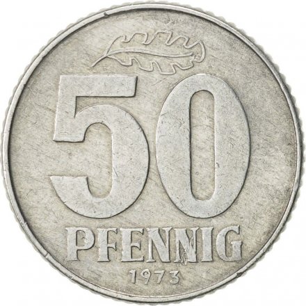 ГДР 50 пфеннигов 1973 год (A)