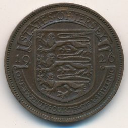 Джерси 1/24 шиллинга 1926 год