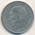 ФРГ 2 марки 1977 год - Конрад Аденауэр (G)