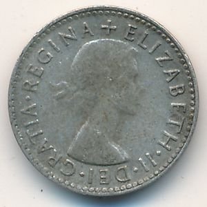 Австралия 3 пенса 1953 год