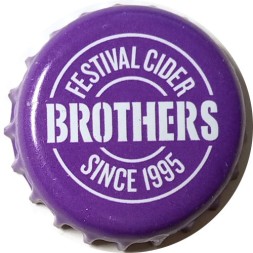 Пробка Великобритания - Brothers Festival Cider Since 1995 (фиолетовая)
