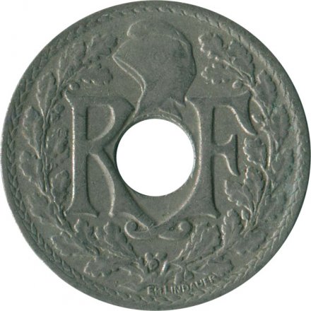 Франция 10 сантимов 1924 год (Париж)