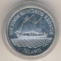 Исландия 500 крон 1986 год