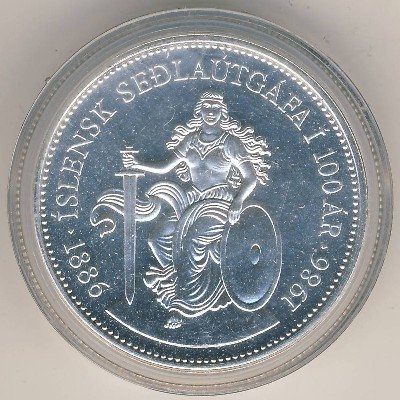 Исландия 500 крон 1986 год
