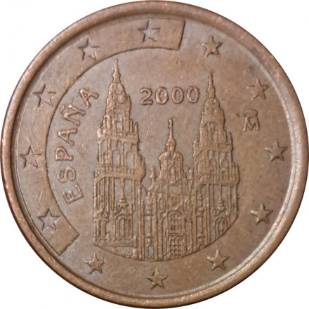 Испания 5 евроцентов 2000 год