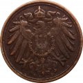 Германия 1 пфенниг 1898 год (D)