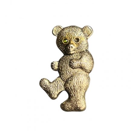 Значок Медведь (отсутствует страз)