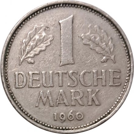 ФРГ 1 марка 1960 год (D)