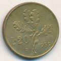 Италия 20 лир 1959 год