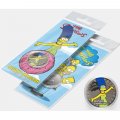 «Мардж Симпсон. The Simpsons» - Гравированная цветная монета 25 рублей в буклете