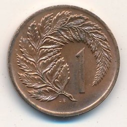 Новая Зеландия 1 цент 1973 год