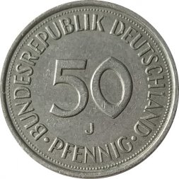 ФРГ 50 пфеннигов 1979 год (J)