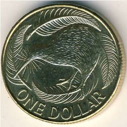 Новая Зеландия 1 доллар 2005 год