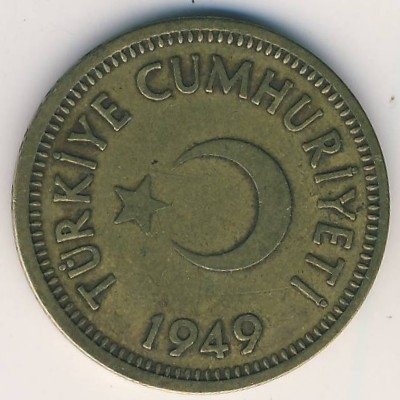 Турция 25 куруш 1949 год