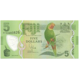 Фиджи 5 долларов 2012 год - UNC