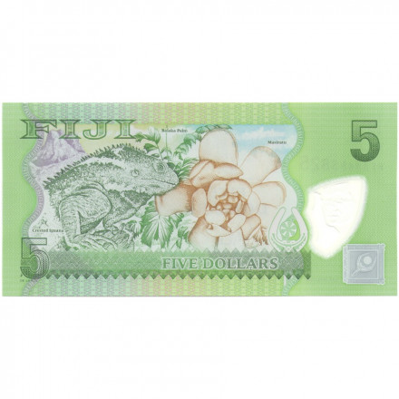 Фиджи 5 долларов 2012 год - UNC