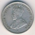 Цейлон 25 центов 1911 год