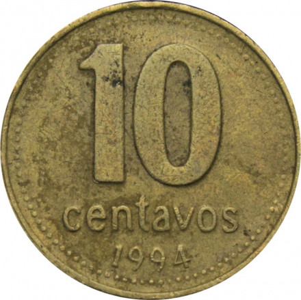 Аргентина 10 сентаво 1994 год