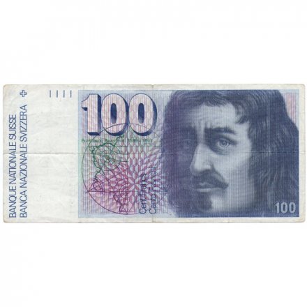 Швейцария 100 франков 1983 год  - Франческо Борромини VF