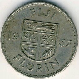 Фиджи 1 флорин 1957 год