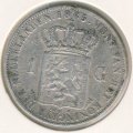 Нидерланды 1 гульден 1865 год