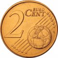 Греция 2 евроцента 2017 год - Корвет