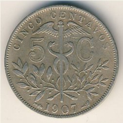 Боливия 5 сентаво 1907 год