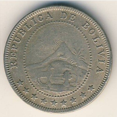 Боливия 5 сентаво 1907 год