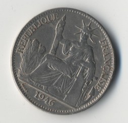 Французский Индокитай 50 центов 1946 год
