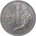Италия 1 лира 1951 год