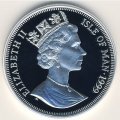 Остров Мэн 1 крона 1999 год - Жизнь и эпоха Королевы-матери. Королевская свадьба 26 апреля 1923 года