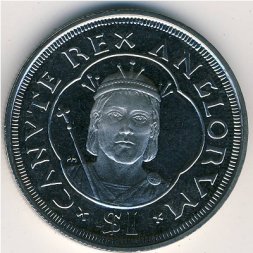 Виргинские острова 1 доллар 2008 год