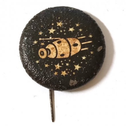 Значок-иголка СССР Космос. Спутник (тип 2)