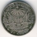 Гаити 20 сантимов 1890 год
